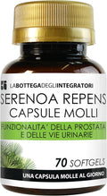 SERENOA REPENS 70 Weichkapseln | Mit 320 Mg Auf 90% Standardisiertem Öl | Weichkapseln Für Prostata Und Harnwege | 1 Weichkapsel Täglich