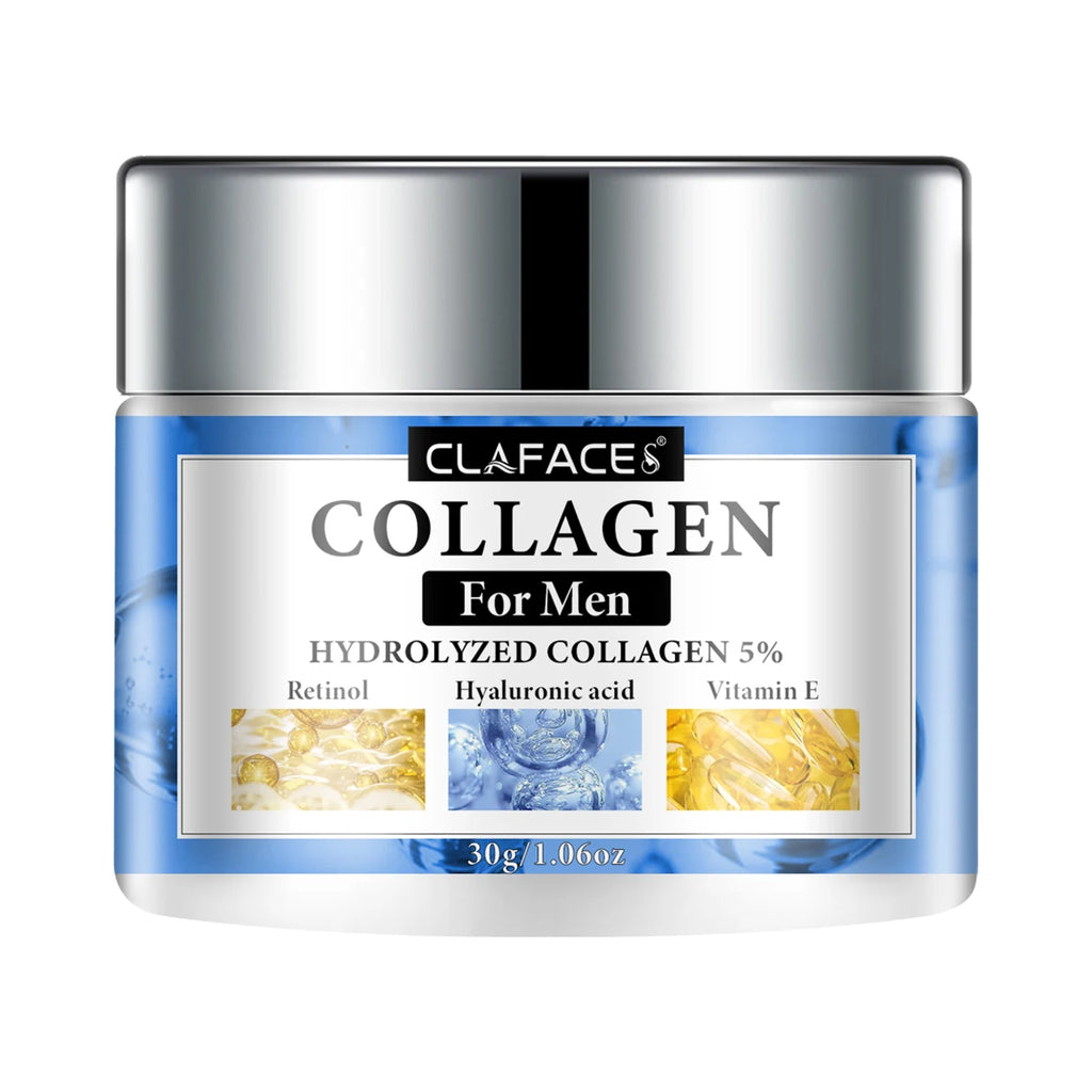 Smooth Wrinkle Cream for Men Remove Face & Neck Wrinkles Firming Moisturizing Skin Retinol Face Cream Younger Facial Treatment