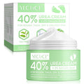 Urea-Fußcreme, Urea-Creme 40 Prozent Für Die Füße, Mit Hyaluronsäure, Teebaum Und Aloe Vera, Fersenbalsam Zur Hornhautentfernung Und Erweichung, Für Trockene, Rissige Füße, Fersen Und Hände (120 G)