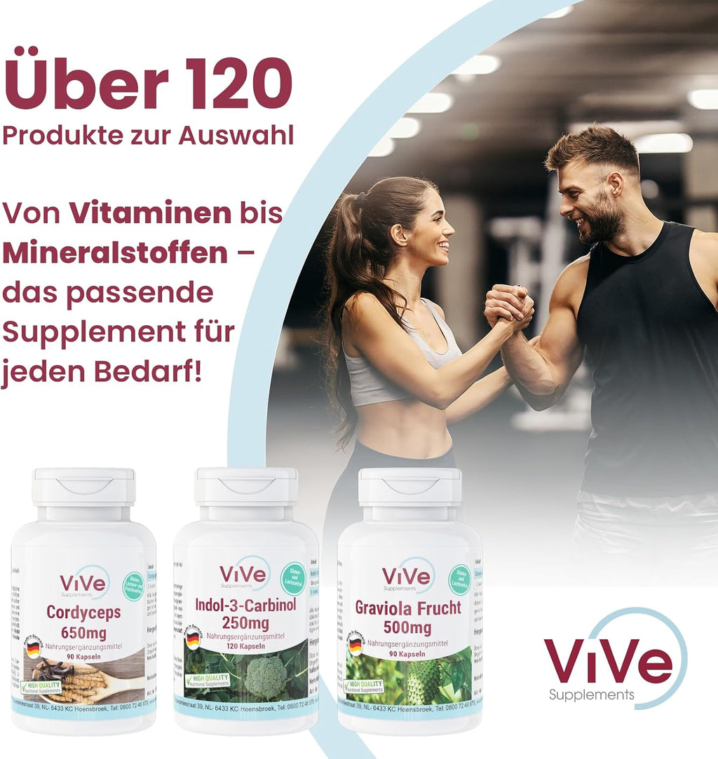 Artischocken-Extrakt 600Mg - 60 Kapseln - Standardisierter Extrakte Mit 2,5% Cynarin - Hochdosiert Und Vegan | Qualität Aus Deutschland Von Vive Supplements