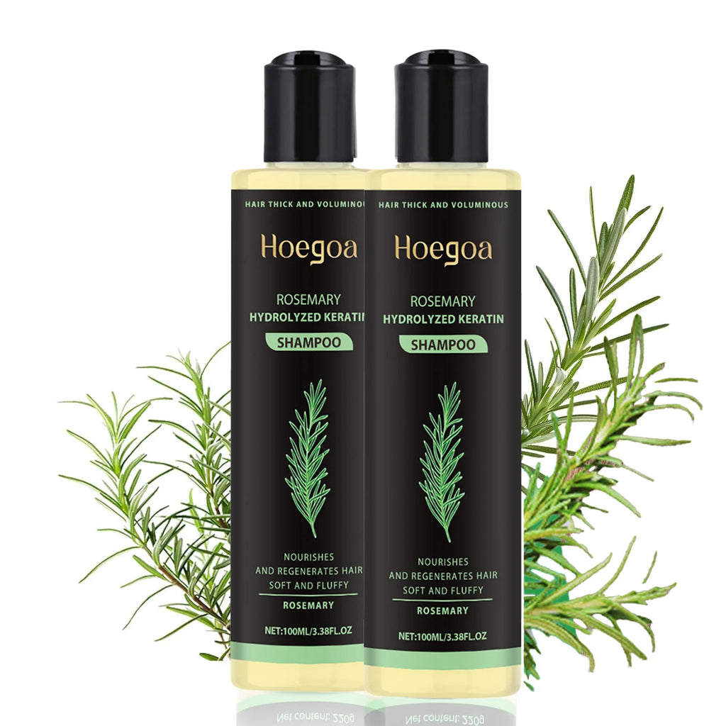 Rosemary Mint Shampoo for Hair Thickness Natural Herbal Volumizing Shampoo for Oily Scalp Strengthening & Repairing Hair Care
