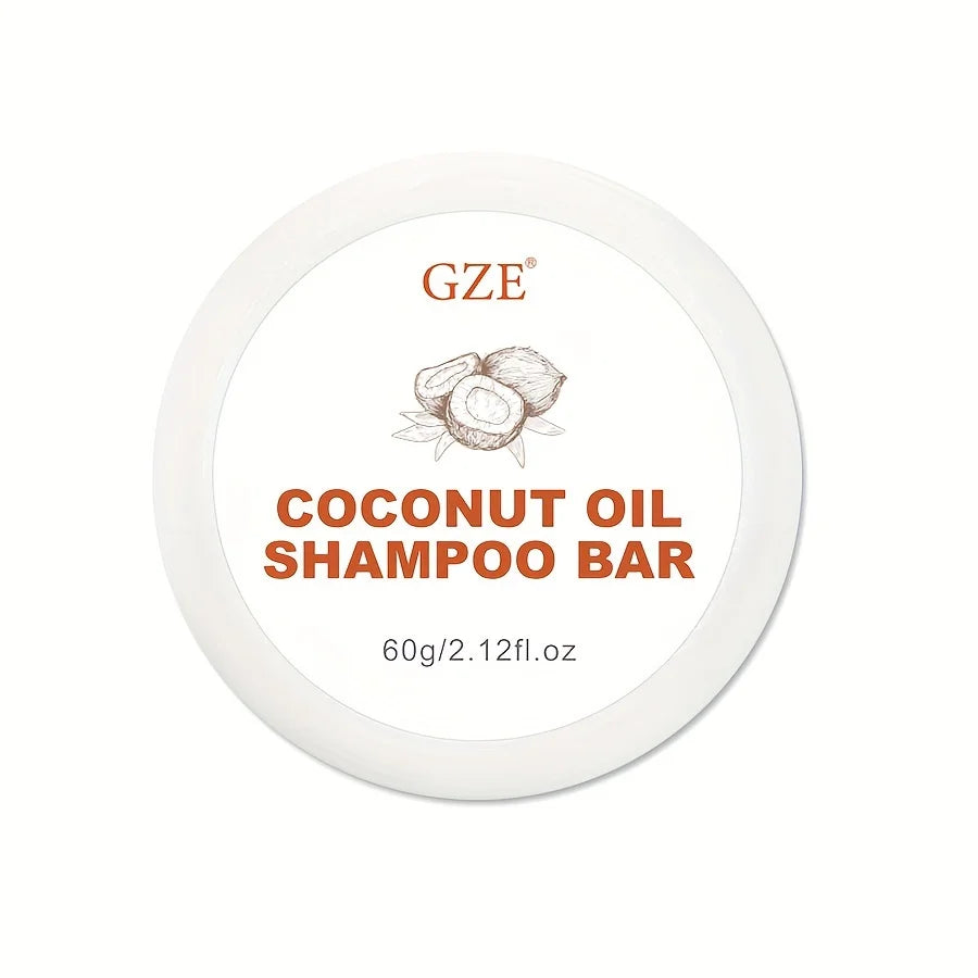 Coconut Oil Shampoo Bar, Moisturizing Bar Shampoo for Dry Hair