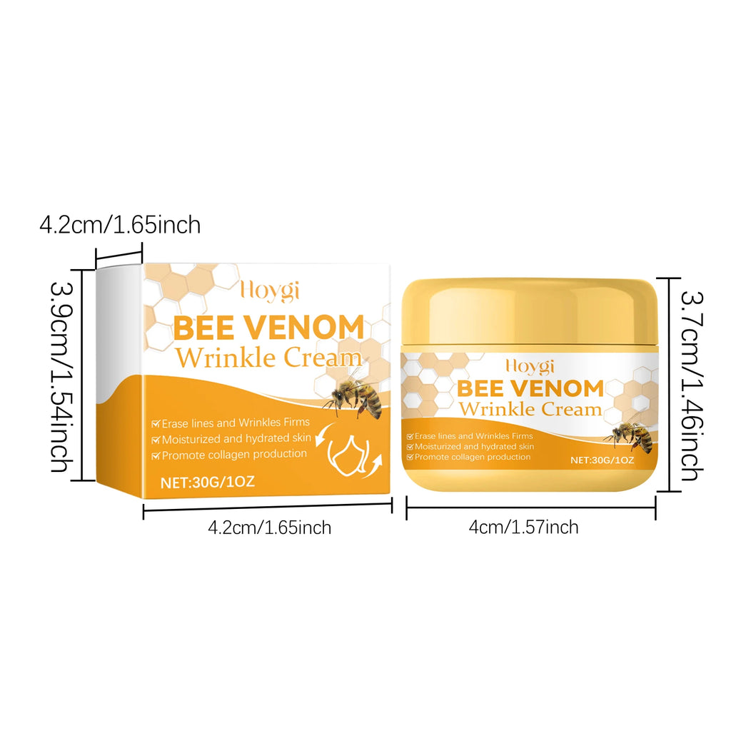 Bee Venom Face Cream Moisturizing Sagging Improvement Reduce Fine Lines Damaged Skin Repair Facial Cream Nourishing Skin Care