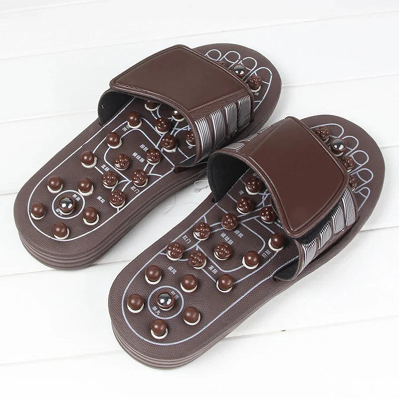 Foot Massager Acupuncture Slippers Massage Tool Acupoint Activation Reflexology Therapy Relieve Foot Pain Meridians Arthritis
