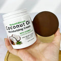 Natural Organic Cold Pressed Coconut Oil - 300g (10.58 fl oz) Moisturizing Cream for Repairing Dry Skin and Hair, Ideal for Body Massage