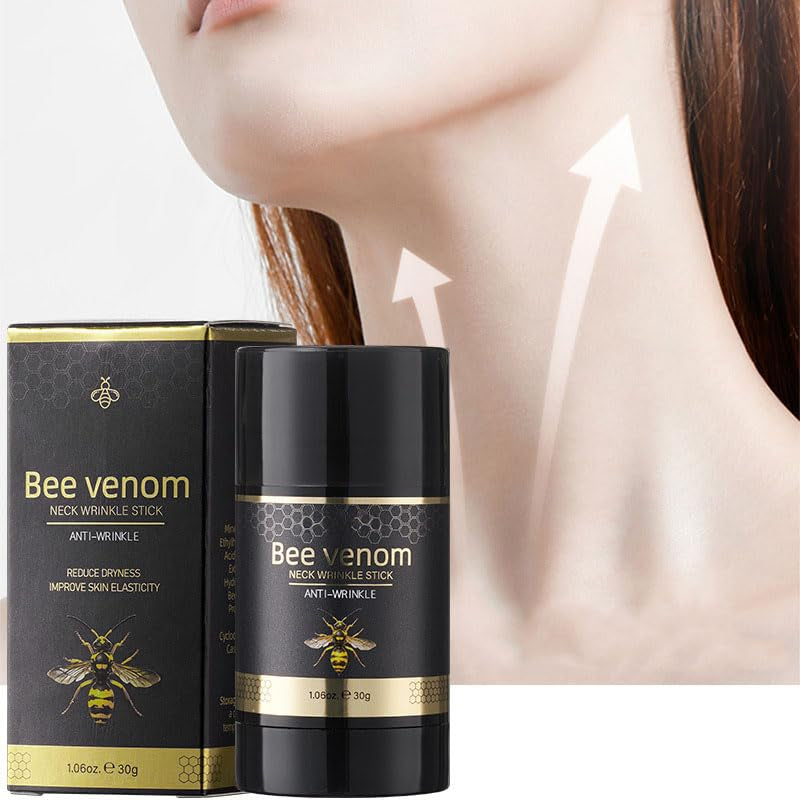 Bee Venom Set for Skin Care - Firming Eye Cream, Anti-Wrinkle Neck Stick, Moisturizing Face Cream & Joint Care Cream | Moisturizing Hydrating with Natural Extract for Smooth Radiant Skin (3PCS)