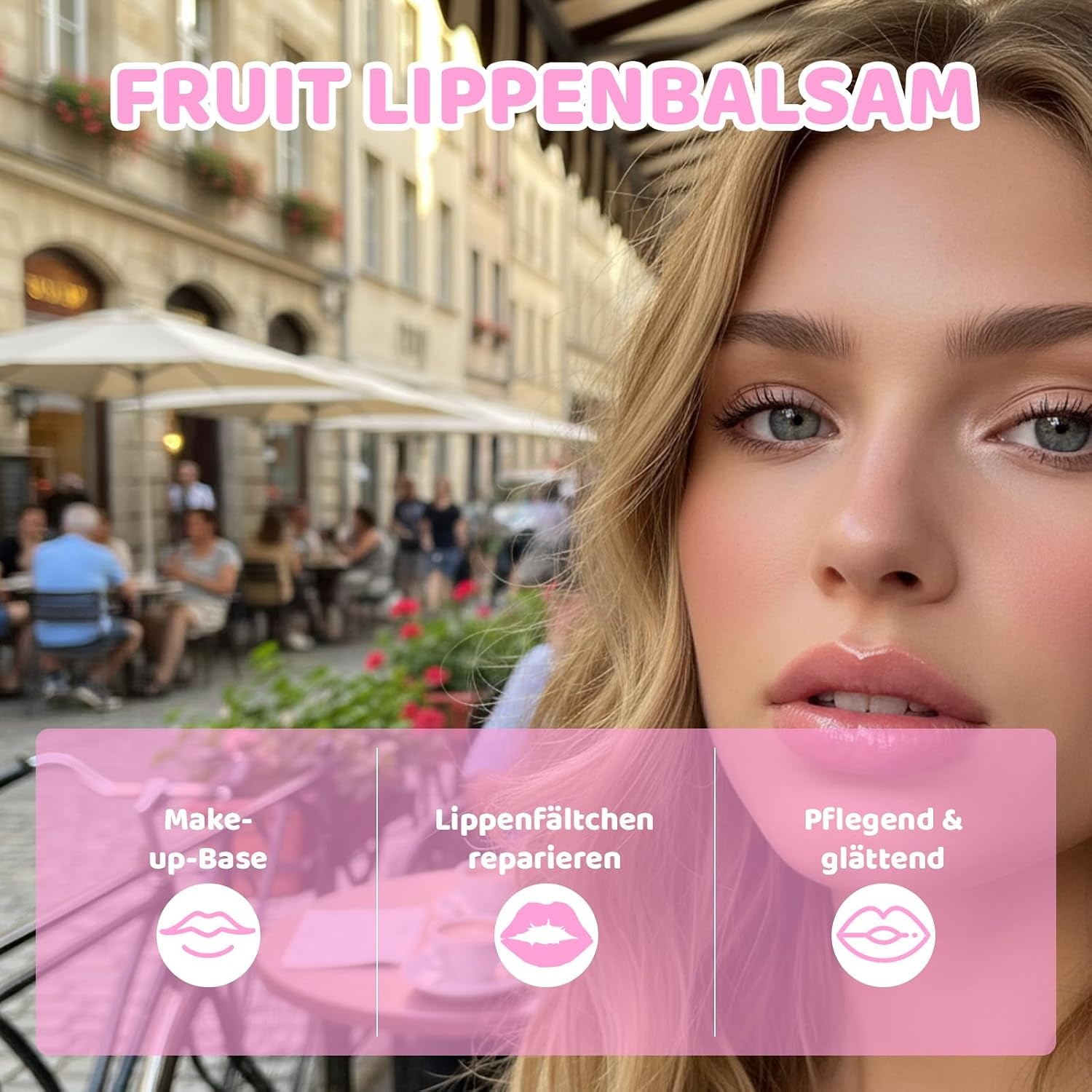 16 Stück Sommer Lippenpflege Set – Feuchtigkeitsspendende Lippenmaske und Lipgloss für strahlende Lippen, ideal für Mädchen und tägliche Pflege