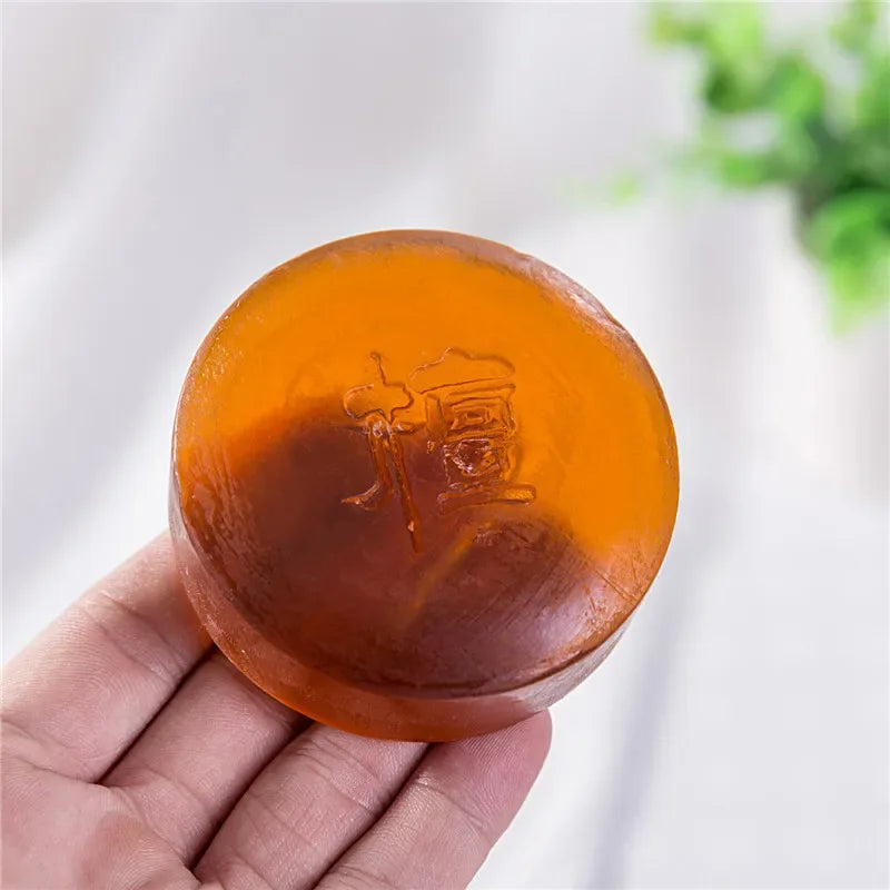 100G New Natural Sandalwood Essential Oil Soap Effective Herb Promote Sleep Essential Oil Facial Oil Control Cleansing Soap