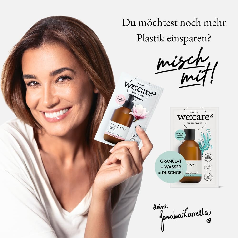 We:Care² Duschgel 250Ml Aqua/Marine - Bodywash Frauen | Nachhaltiges & Veganes Duschgel Ohne Silikone, Parabene & Mikroplastik - Ph Neutral Shower Gel Damen