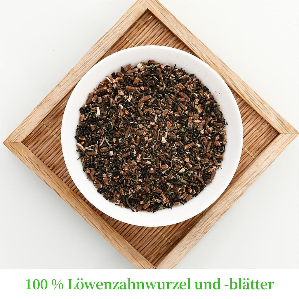 Löwenzahntee Löwenzahnwurzel 100 Teebeutel, Dandelion Root Leaf Tea 100% Natürlich Und Ohne Zusatzstoffe