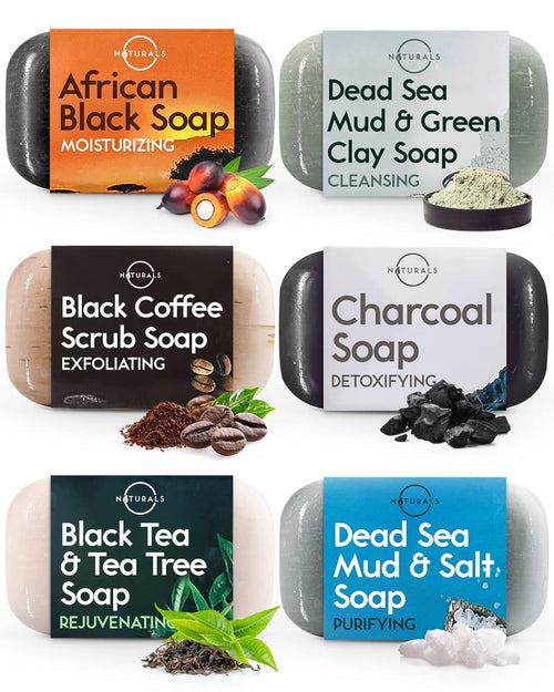 O Naturals 6 Stück Seifen Duschgel Naturkosmetic Stück 100% Bio Und Vegan Feste Dusche- Handseife, Gesichtsseife Und Körperseife- Männer Und Frauen
