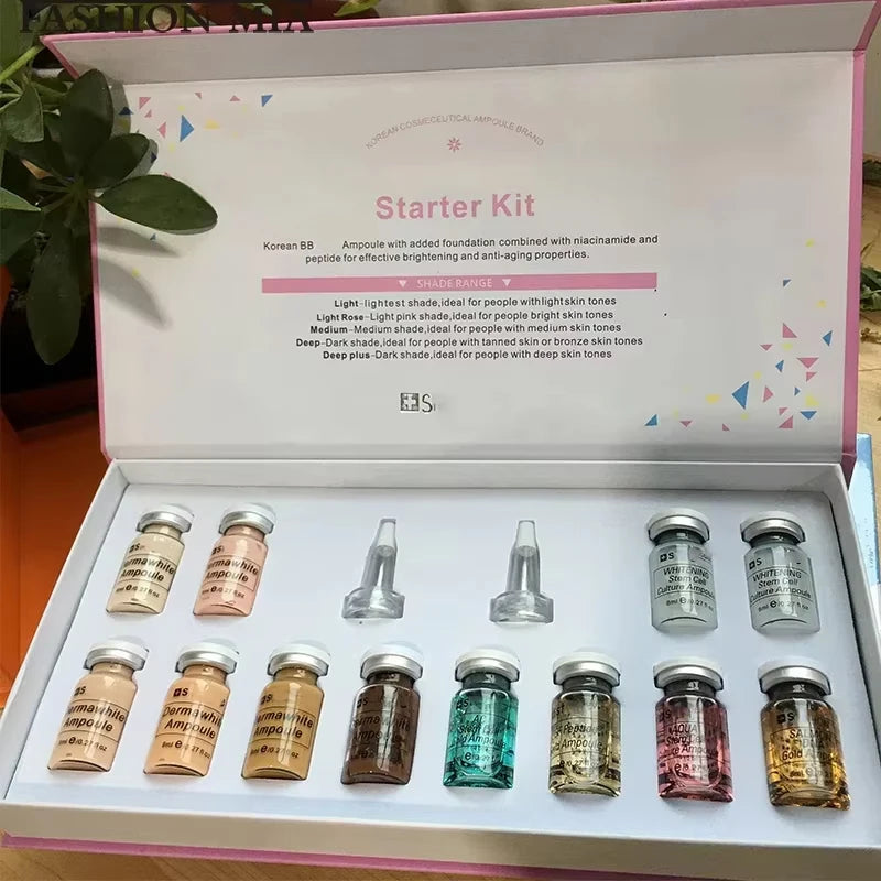 Booster Ampullen Starter-Set – 5 verschiedene Gesichtsampullen