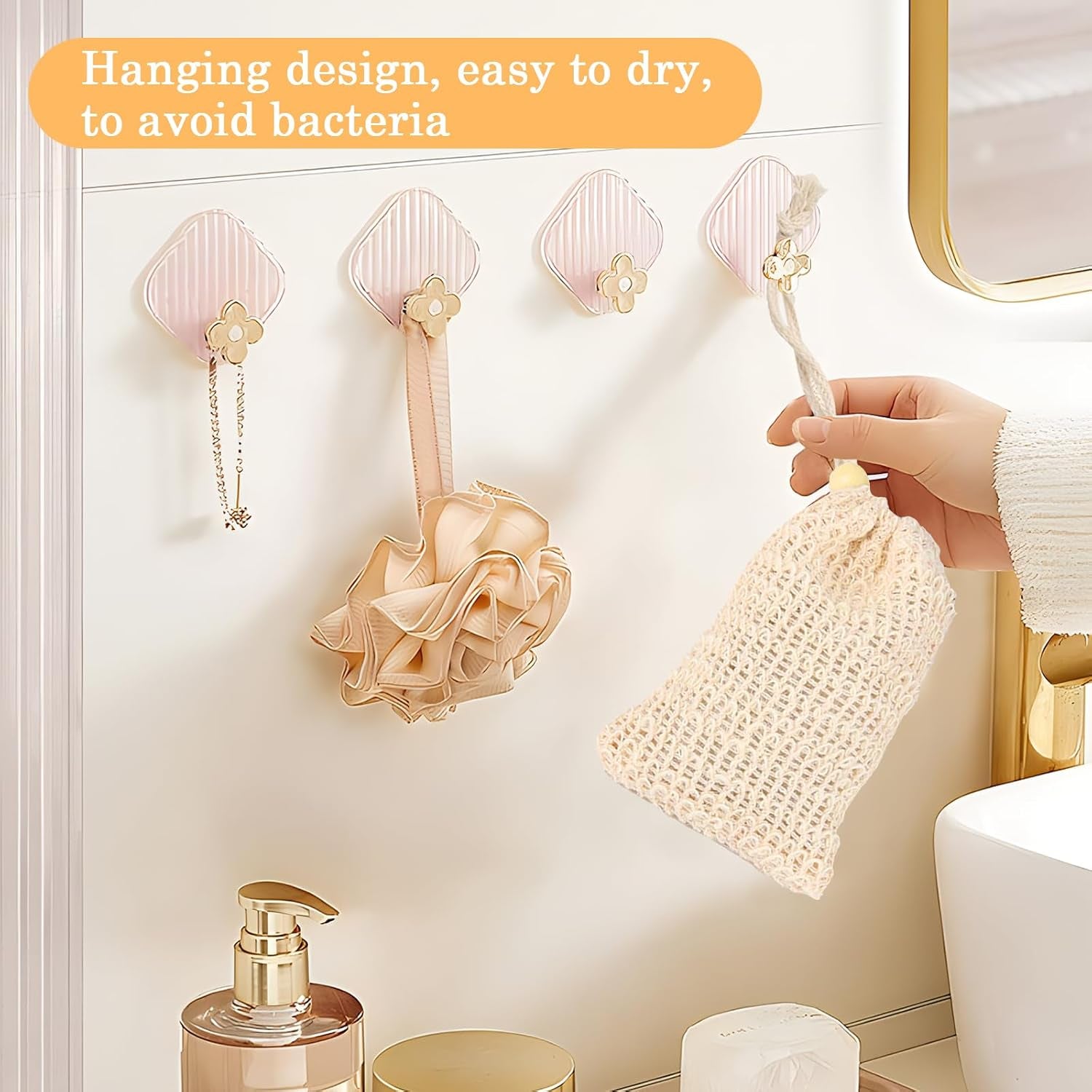 4 Stück Seifensäckchen, Sisal Seifenbeutel, Naturprodukt Beige Seifen Säckchen, Kordelzug Massage Seifensack,Gut Zum Bade, Einfach Für Die Reise