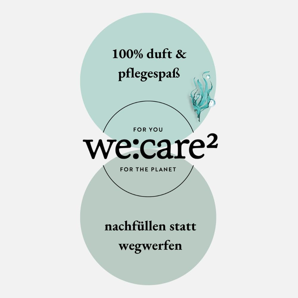 We:Care² Duschgel 250Ml Aqua/Marine - Bodywash Frauen | Nachhaltiges & Veganes Duschgel Ohne Silikone, Parabene & Mikroplastik - Ph Neutral Shower Gel Damen