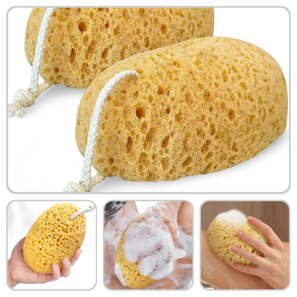 1PC Ponge Body Shower Bath Sponges Foam Loofah Scrubber Exfoliating African Net Scrubbing Wash Women Pouf Brush Puff Soothing