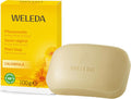 Weleda Calendula Seife 100 G Vegan Feste Pflanzenseife Sensible Haut | Calendula Kamille Iriswurzelstock, Kokosöl Olivenöl, Cremig Zarter Schaum, Lavandin Iris Amyris Duft, Ab Geburt Geeignet