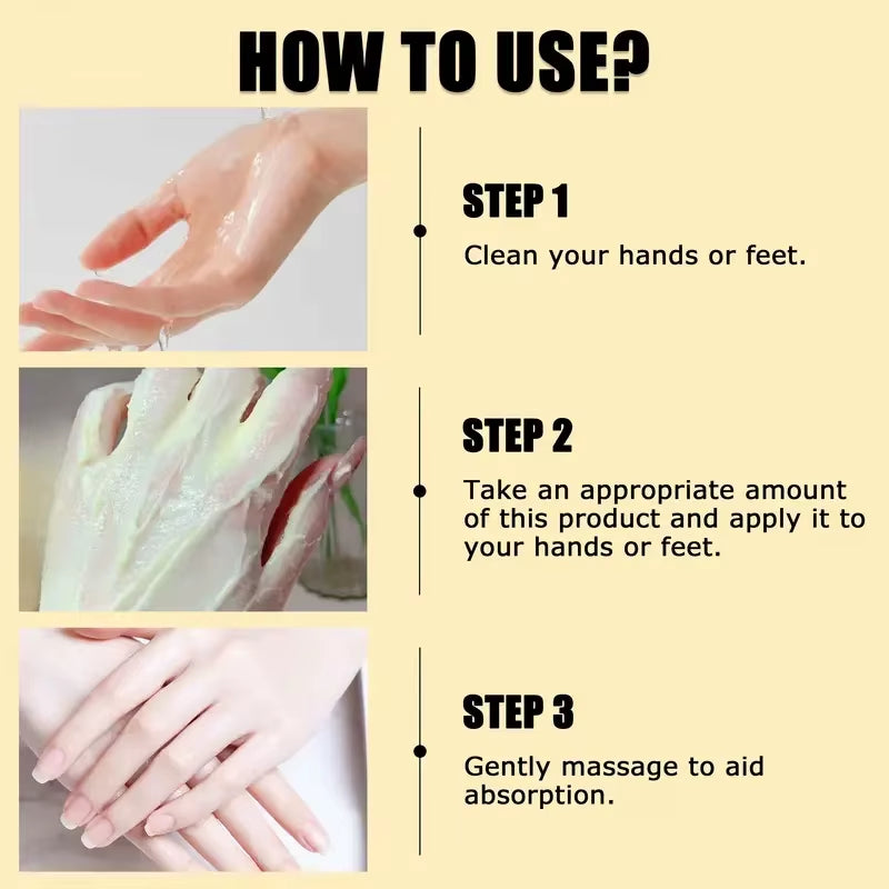 Turmeric Bee Venom Anti-Drying Crack Foot Cream Hand Cracked Repair Skin Removal Care Cream Dead Feet Hand Skin 50G