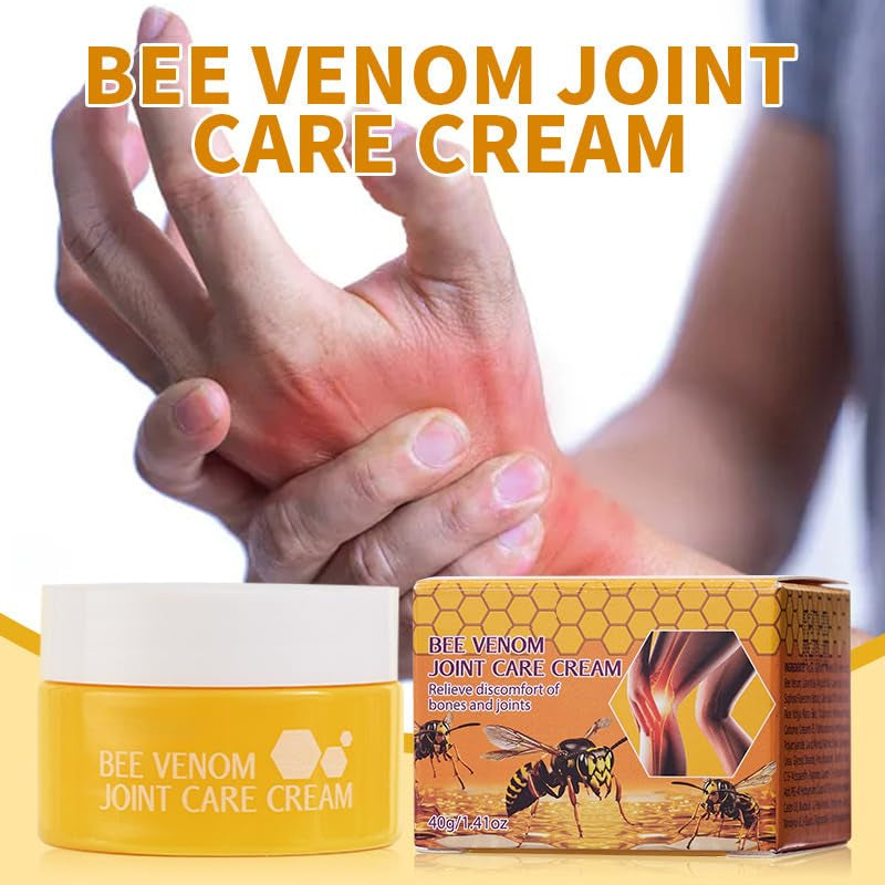 Bee Venom Set for Skin Care - Firming Eye Cream, Anti-Wrinkle Neck Stick, Moisturizing Face Cream & Joint Care Cream | Moisturizing Hydrating with Natural Extract for Smooth Radiant Skin (3PCS)
