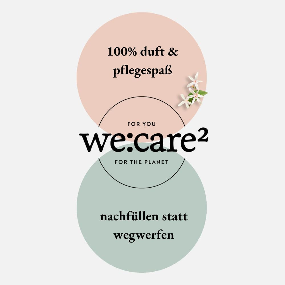We:Care² 6X Duschgel 250Ml Jasmin/Grüner Tee - Shower Gel Bodywash Frauen | Nachhaltiges & Veganes Duschgel Ohne Silikone, Parabene & Mikroplastik - Ph Neutral Flüssigseife Damen