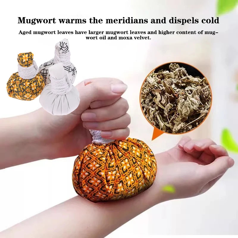 Health Massage Ball Big Herbal Bag Herbal Massage Ball Hot Compress Physical Therapy of Cervical Vertebra Waist Ache
