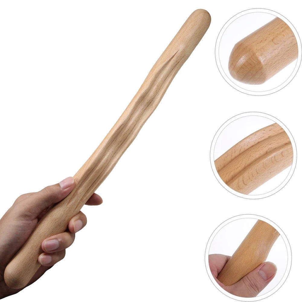 1Pcs Natural Wood Scraping Massage Stick Body Massage SPA Therapy Tool Point Treatment Guasha Relaxation Massage Stick