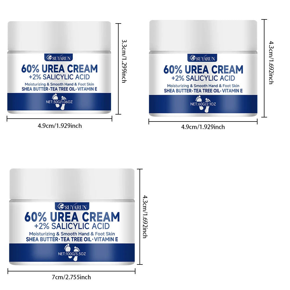SUYARUN Fußcreme mit 60 % Urea
