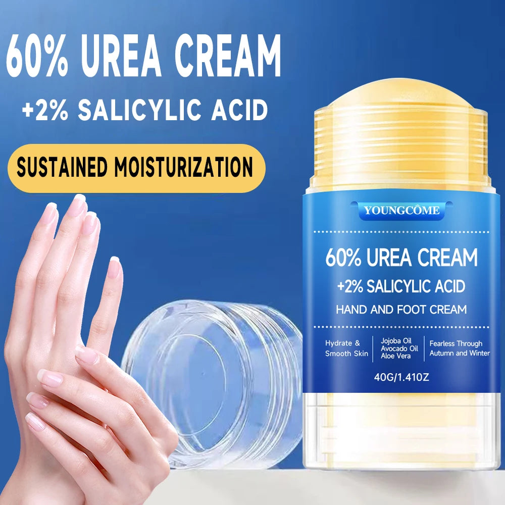 Urea Cream Percent for Feet plus Salicylic Acid Foot Cream and Hand Cream Maximum Strength with Hyaluronic Acid,Tea Tree