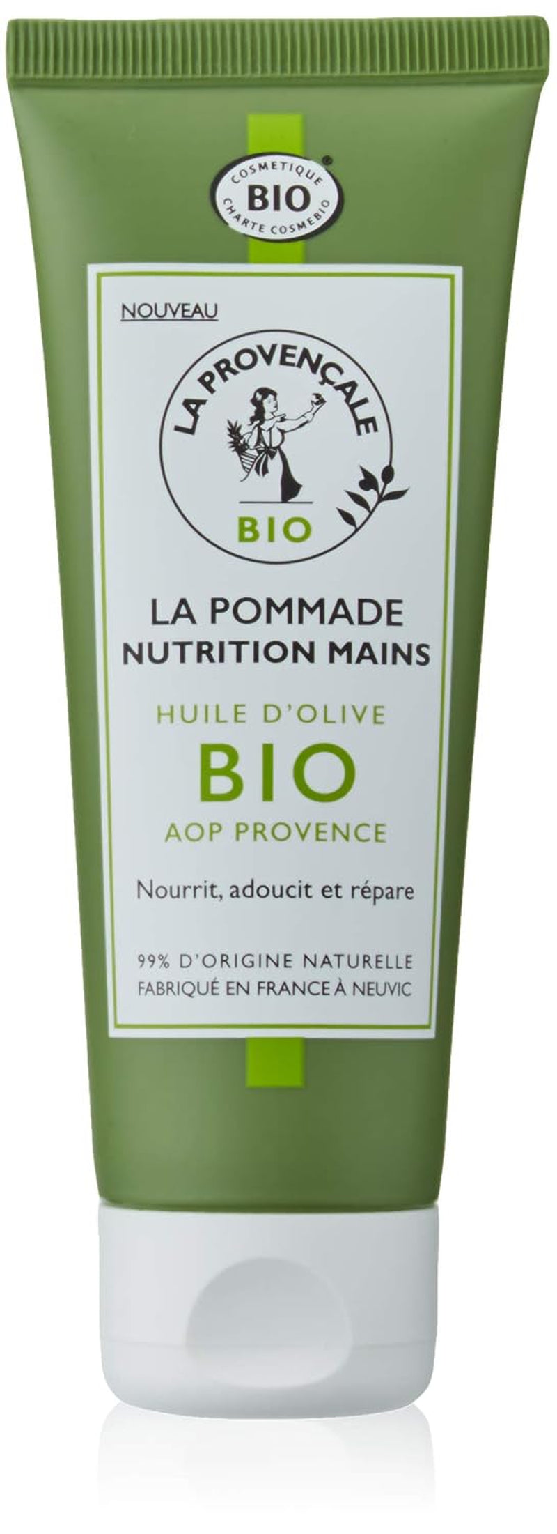 – La Salbe Nutrition Hände – Bio-Olivenöl AOC Provence – Für Trockene Haut – 75 Ml | Bio-Zertifiziert, Schützende Cremige Textur, Nährt Intensiv, Verleiht Komfort Und Geschmeidigkeit