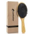 Wildschweinborsten Haarbürste, Haarbürste Für Frauen, Boar Bristle Hair Brush for Women All Hair Type Natural Bamboo