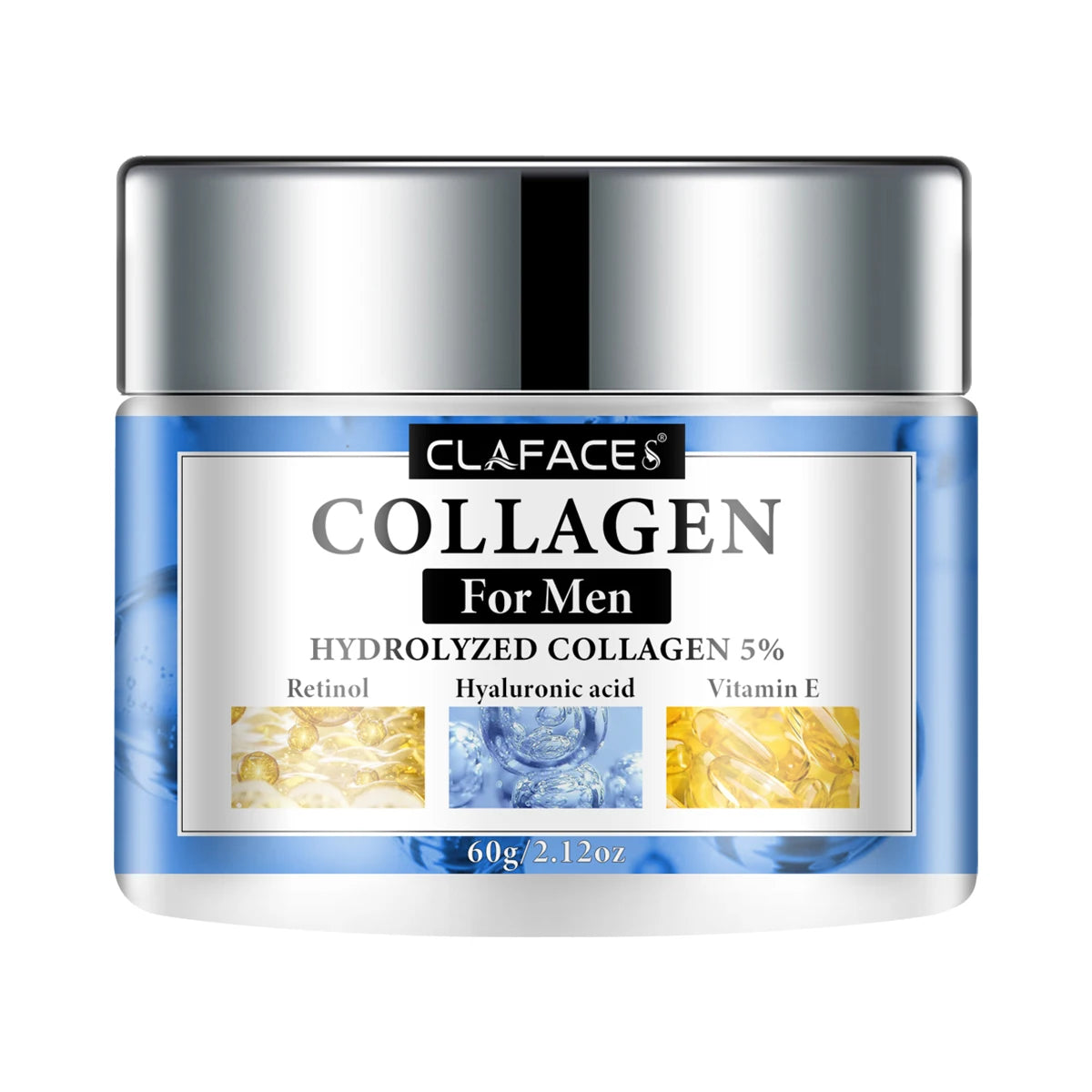 Smooth Wrinkle Cream for Men Remove Face & Neck Wrinkles Firming Moisturizing Skin Retinol Face Cream Younger Facial Treatment