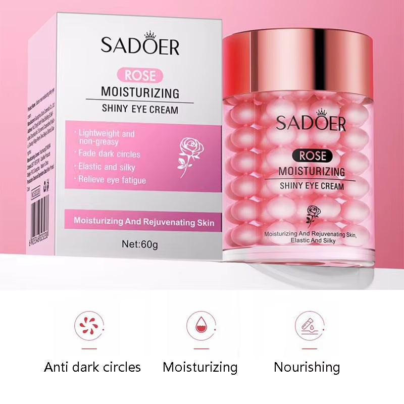 Rose Eye Cream anti Dark Circles Removal Eye Bags Firming Moisturizing Beauty Eyes Creams Skin Care Products