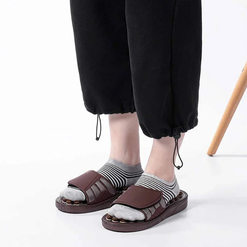 Foot Massager Acupuncture Slippers Massage Tool Acupoint Activation Reflexology Therapy Relieve Foot Pain Meridians Arthritis