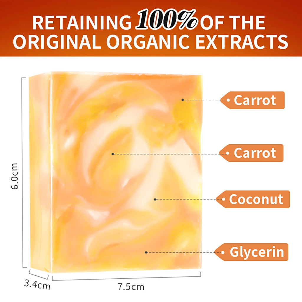 Bio-Seife mit Karotte und Papaya – 150 g